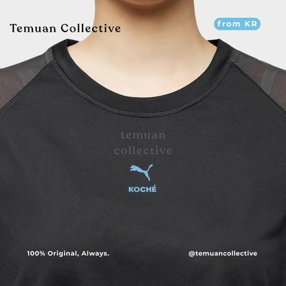 Puma × Koché Cropped Tee Black