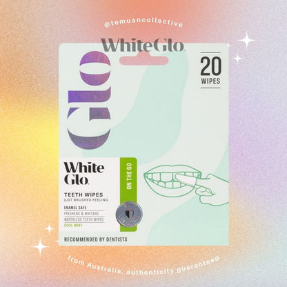 White Glo Waterless Teeth Wipes