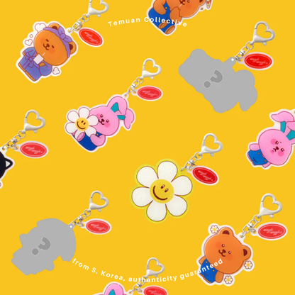 Wiggle Wiggle Acrylic Random Keyring