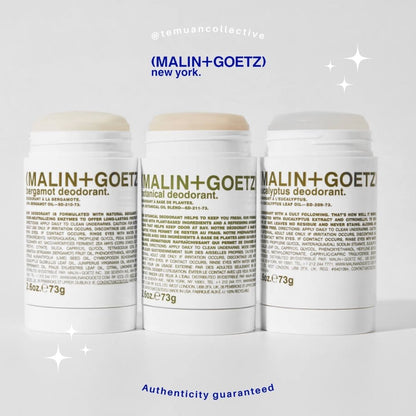 malin+goetz Deodorant Eucalyptus + Citronellyl, Bergamot Probiotic Enzymes