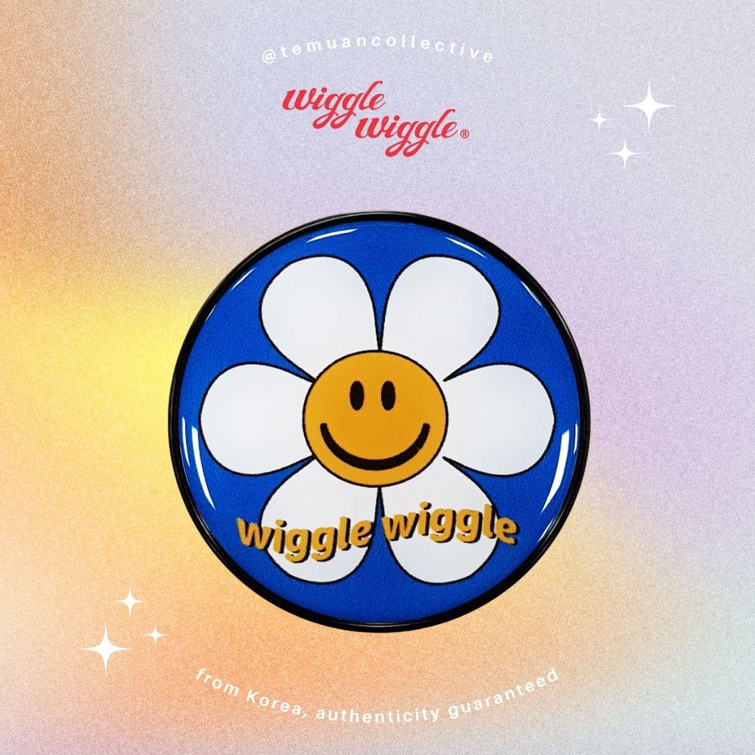 Wiggle Wiggle Heart Round Griptok Collapsible Phone Holder Pop Socket Korea