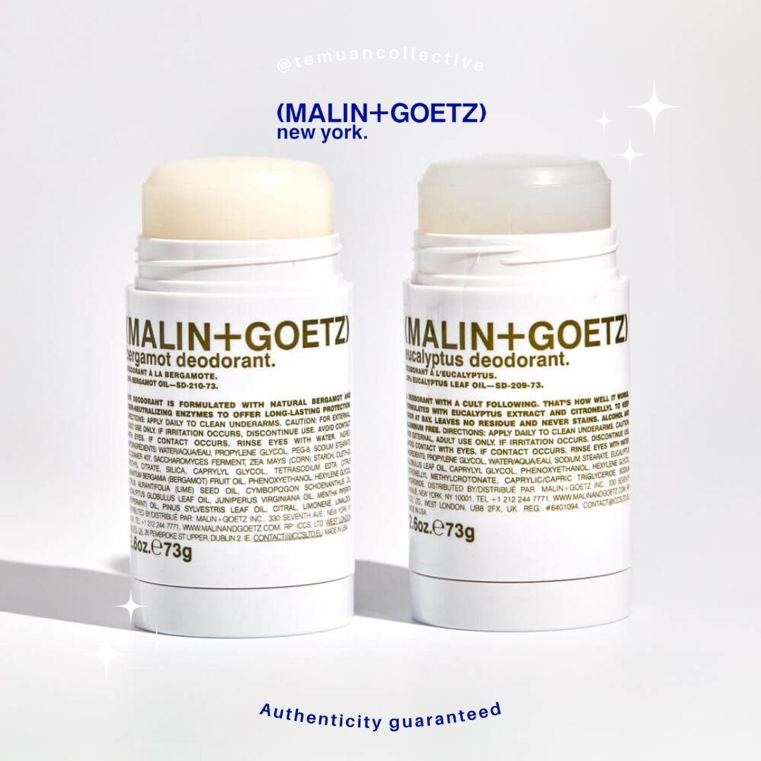 malin+goetz Deodorant Eucalyptus + Citronellyl, Bergamot Probiotic Enzymes
