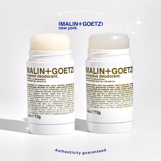 malin+goetz Deodorant Eucalyptus + Citronellyl, Bergamot Probiotic Enzymes