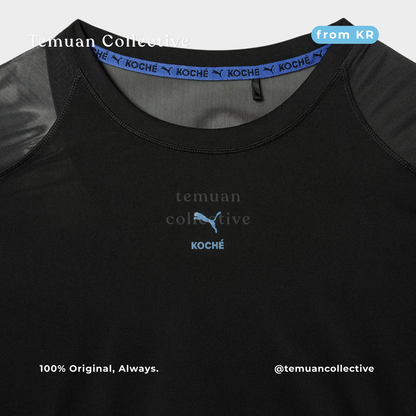 Puma × Koché Cropped Tee Black