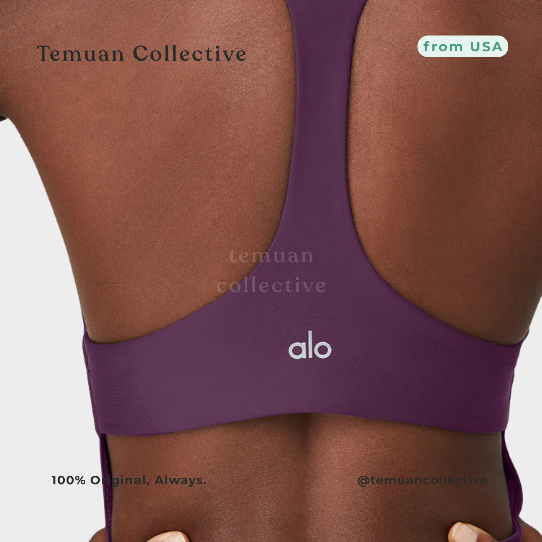 Alo Yoga Airlift Fly Dress Dark Plum