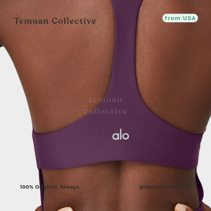 Alo Yoga Airlift Fly Dress Dark Plum