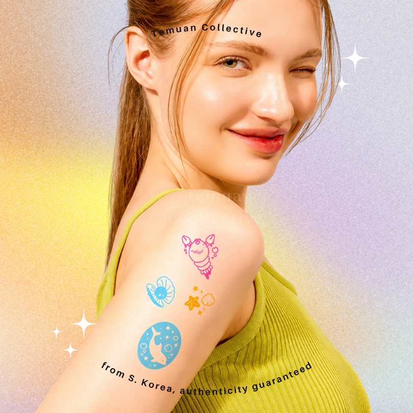 Wiggle Wiggle Tattoo Sticker
