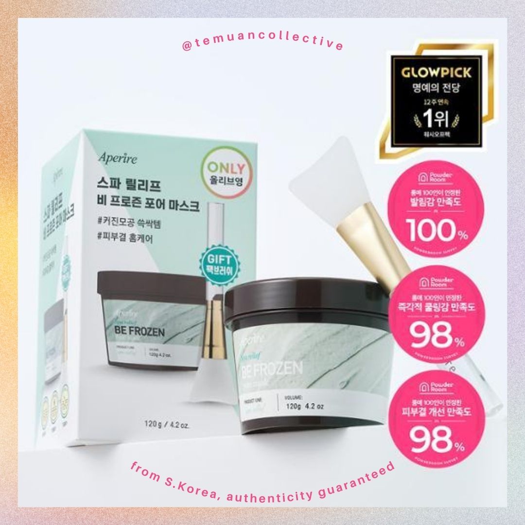 Aperire Spa Relief Be Frozen Pore Face Mask 120g Set