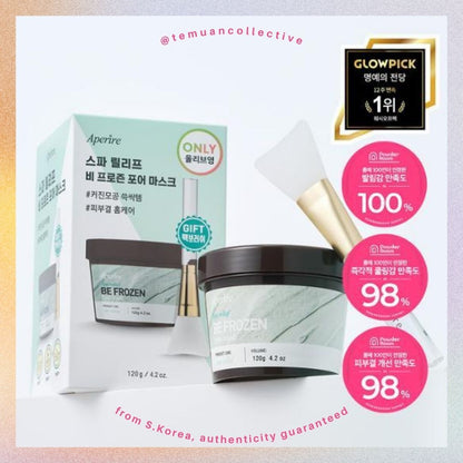 Aperire Spa Relief Be Frozen Pore Face Mask 120g Set