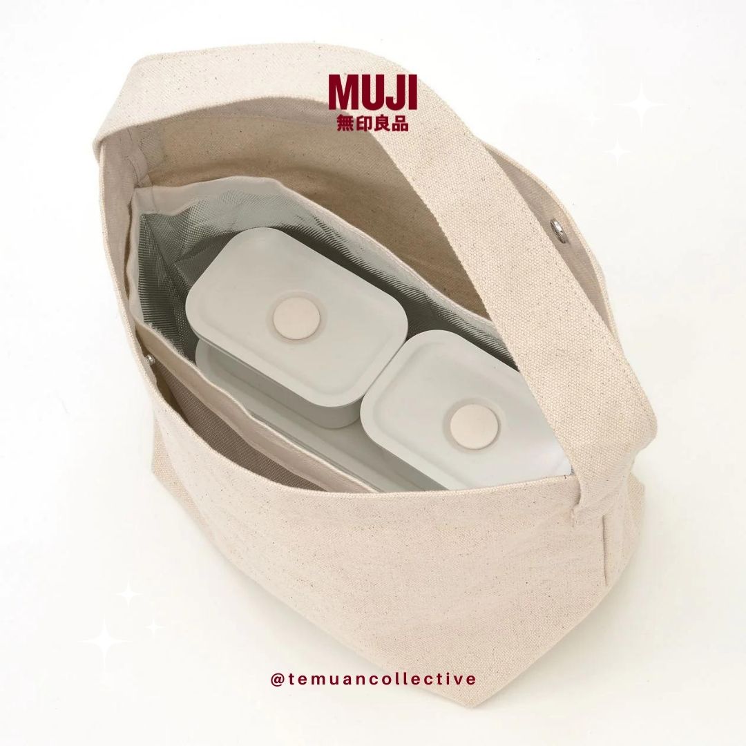 MUJI Japan Cotton Canvas Lunch Bag