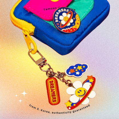 Wiggle Wiggle Metal Charm Keyring