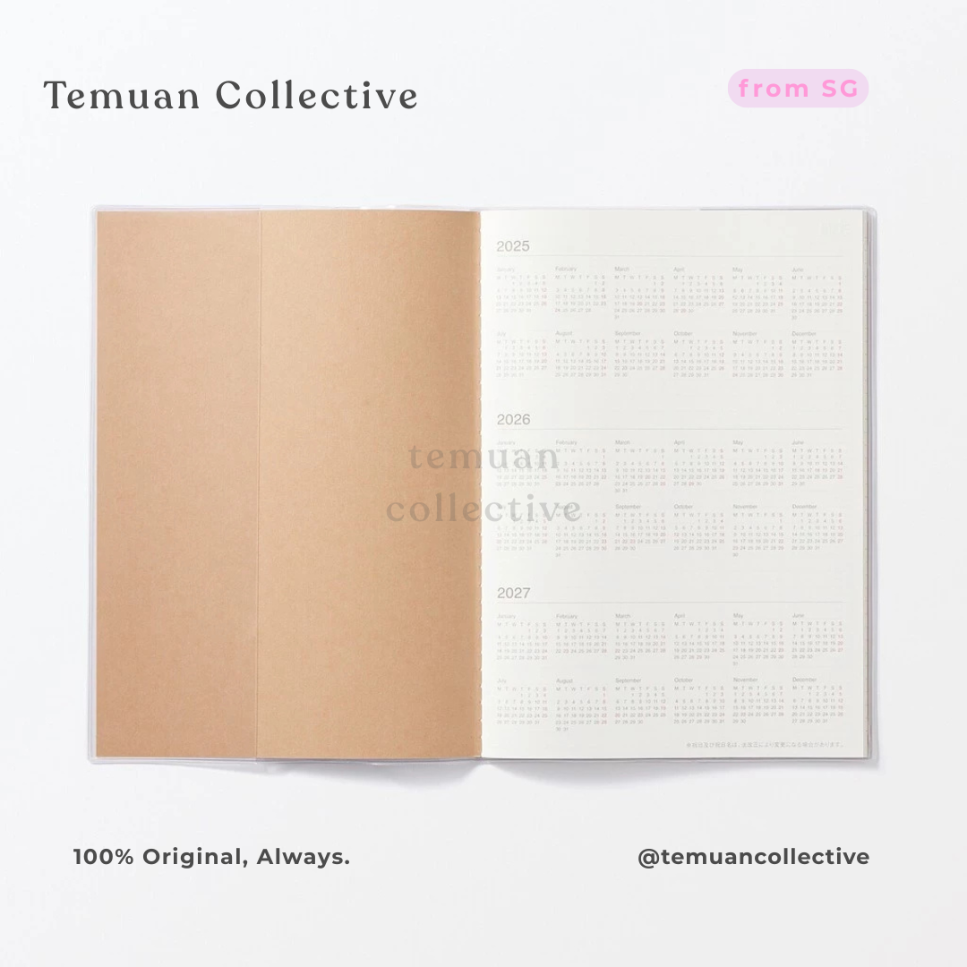 MUJI Japan Kraft Monthly and Weekly