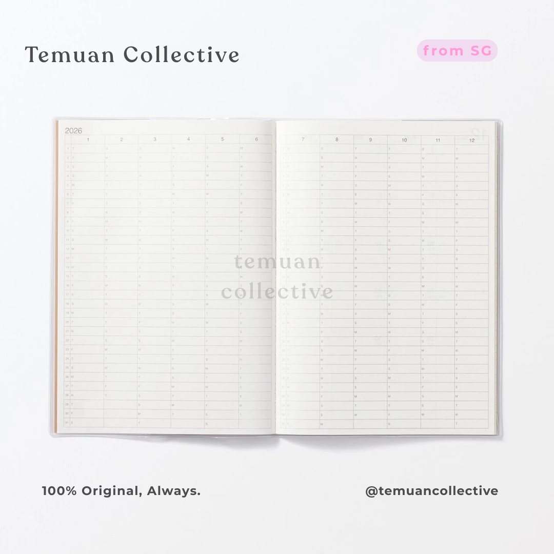 MUJI Japan Kraft Monthly and Weekly