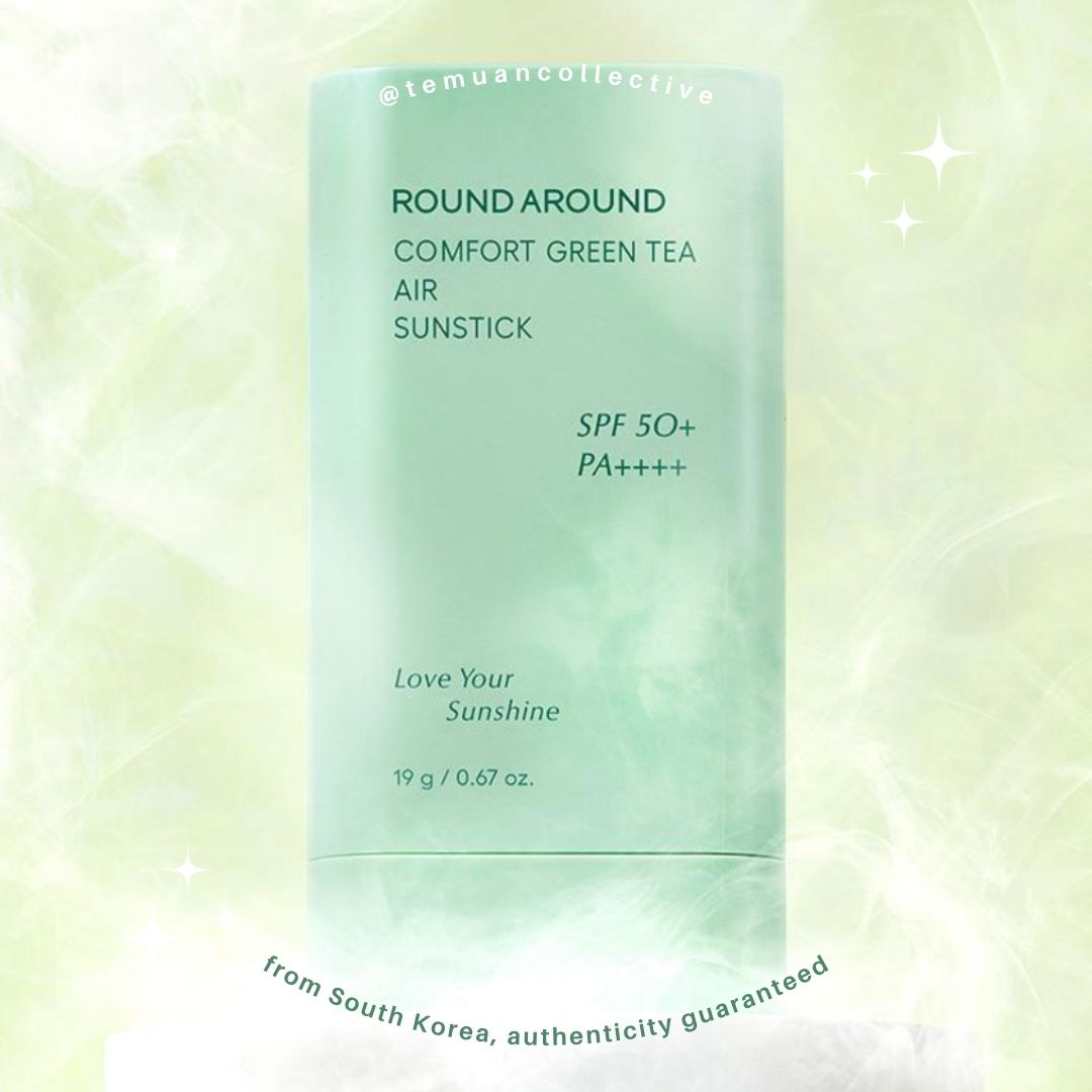 ROUND A'ROUND Comfort Green Tea Air Sunstick 19g