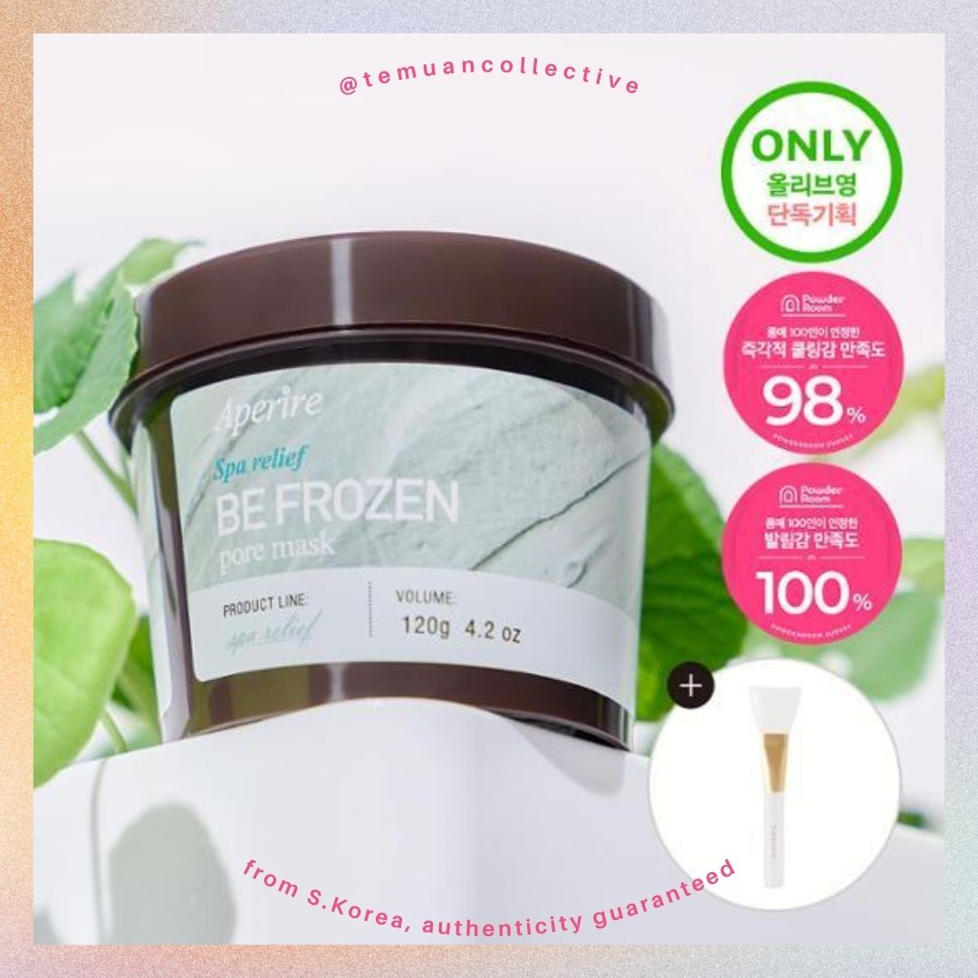 Aperire Spa Relief Be Frozen Pore Face Mask 120g Set