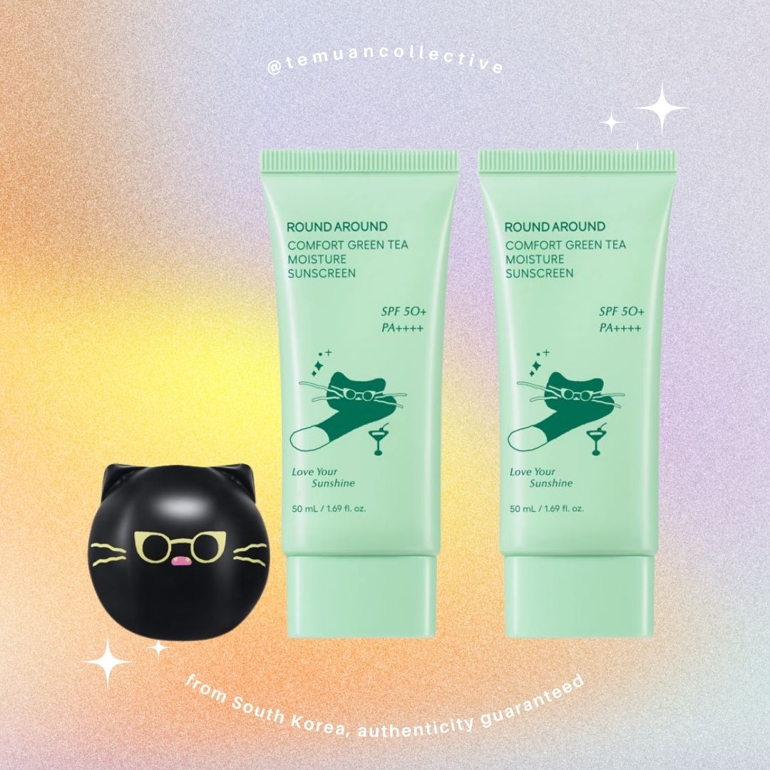 ROUND A'ROUND Comfort Green Tea Moisture Sunscreen 50mL