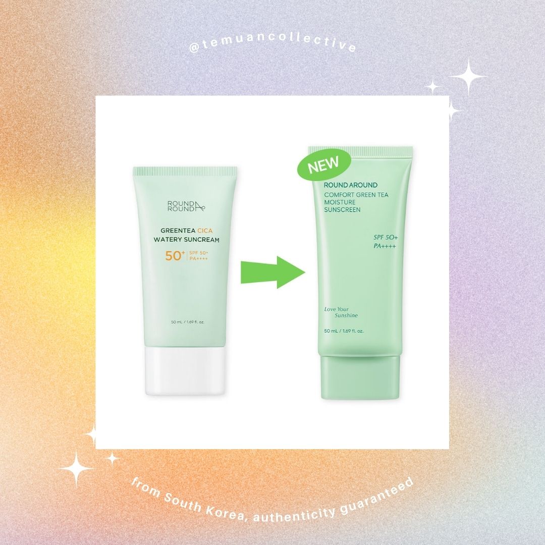 ROUND A'ROUND Comfort Green Tea Moisture Sunscreen 50mL