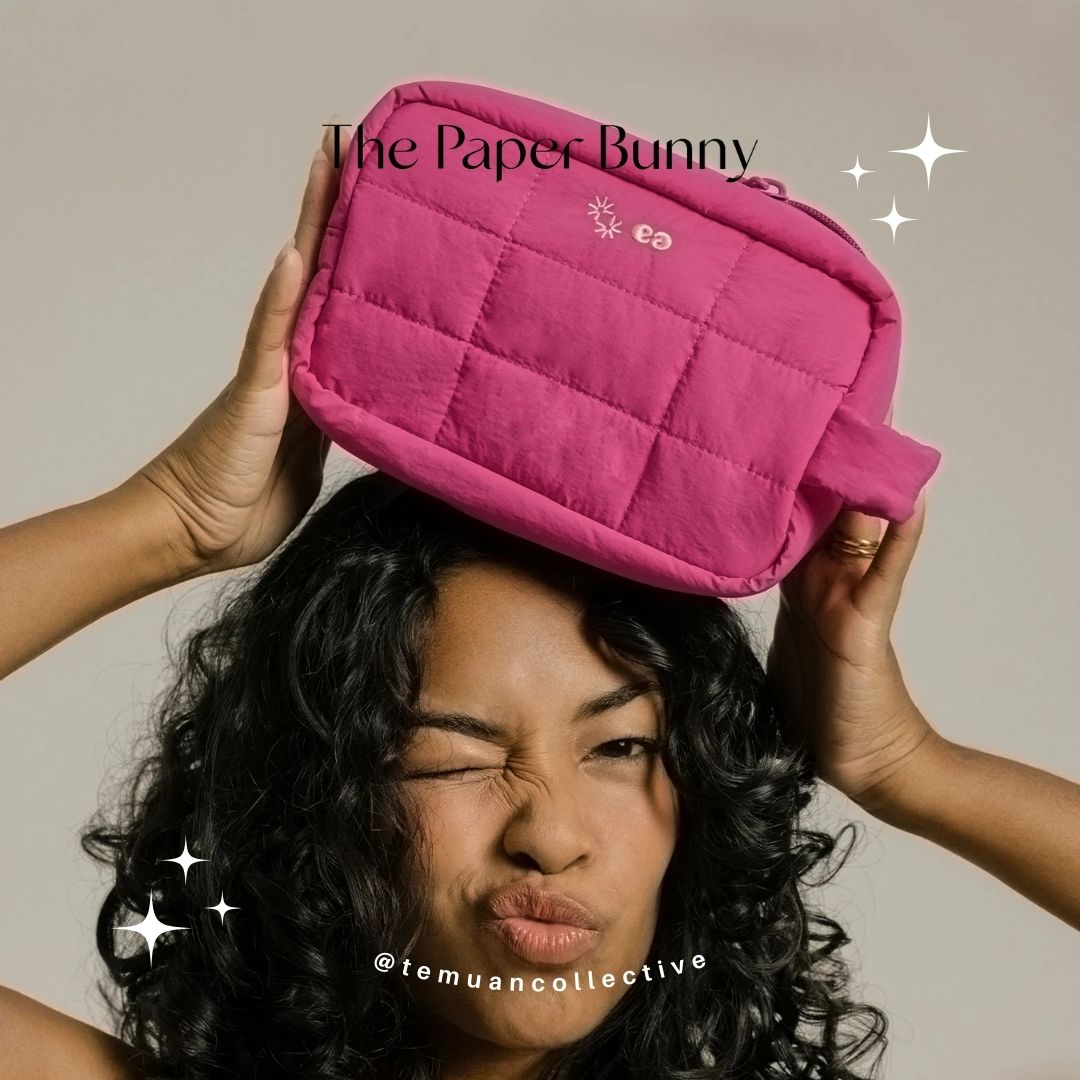 The Paper Bunny Pillow Pouch