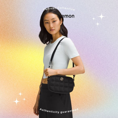 LULULEMON Crossbody Camera Bag 2L Quilted Velour