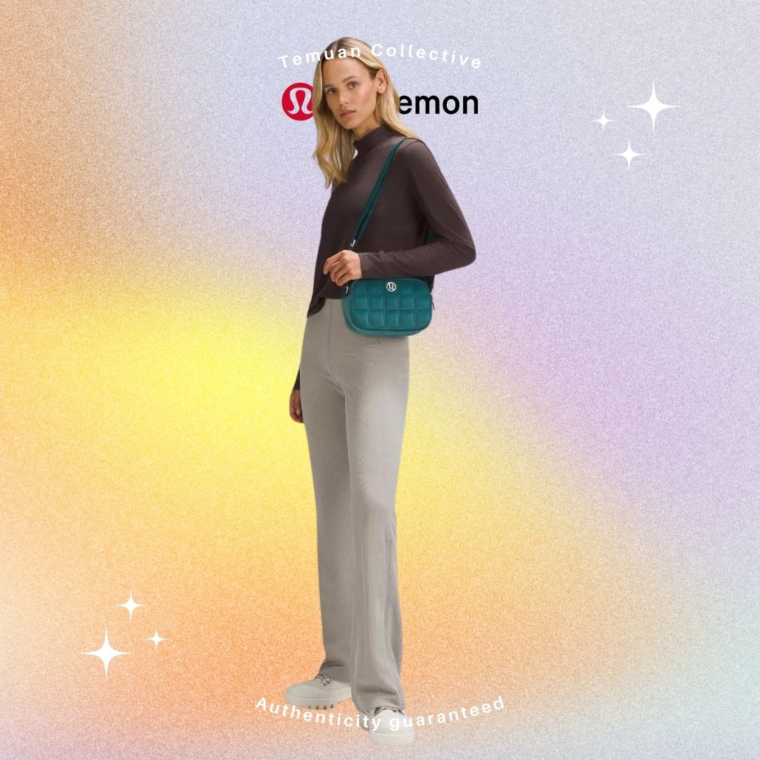 LULULEMON Crossbody Camera Bag 2L Quilted Velour