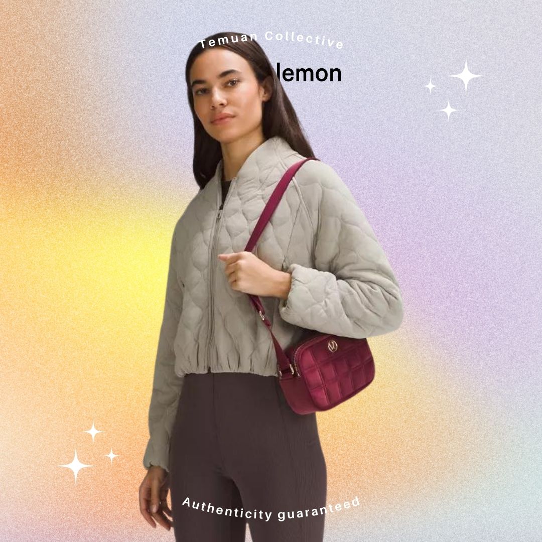 LULULEMON Crossbody Camera Bag 2L Quilted Velour