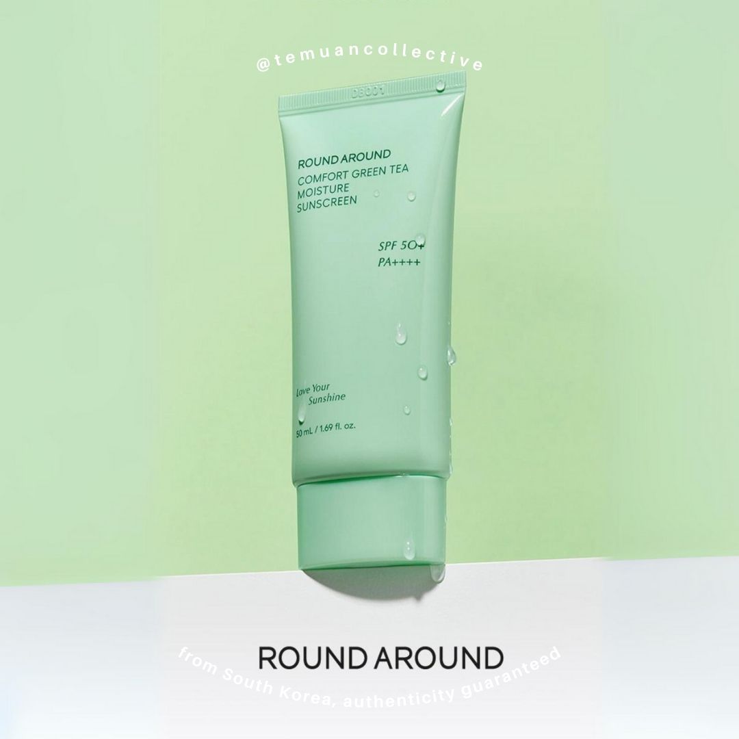 ROUND A'ROUND Comfort Green Tea Moisture Sunscreen 50mL