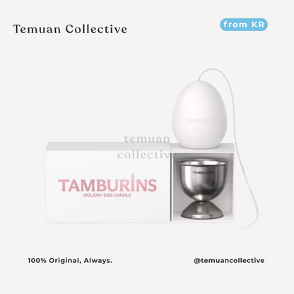 Tamburins Holiday Egg Candle