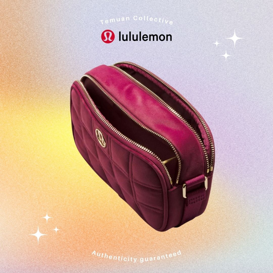 LULULEMON Crossbody Camera Bag 2L Quilted Velour