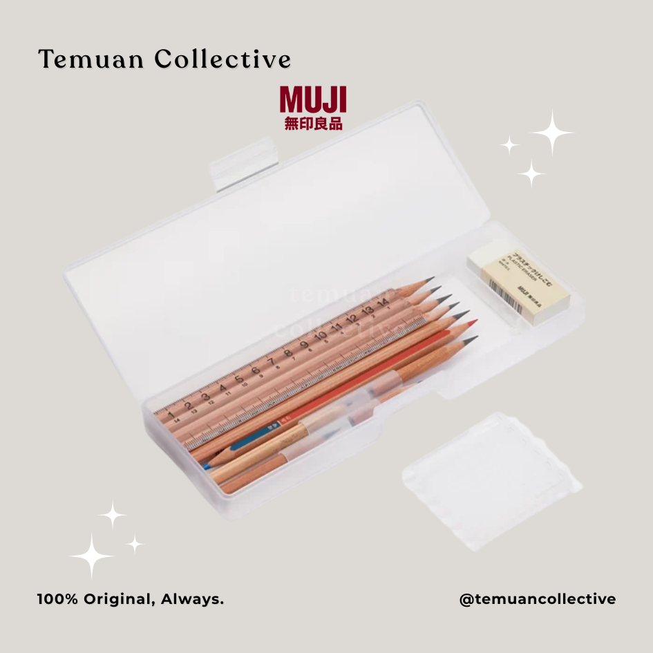 MUJI Double Sided Ruler & Acrylic Ruler 15cm