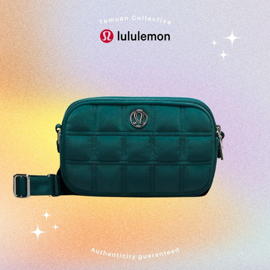 LULULEMON Crossbody Camera Bag 2L Quilted Velour