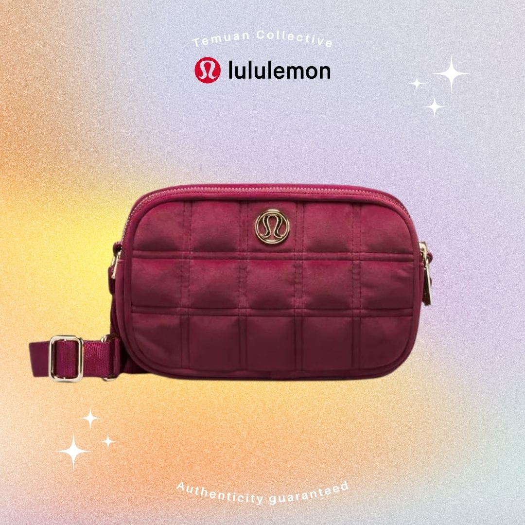 LULULEMON Crossbody Camera Bag 2L Quilted Velour