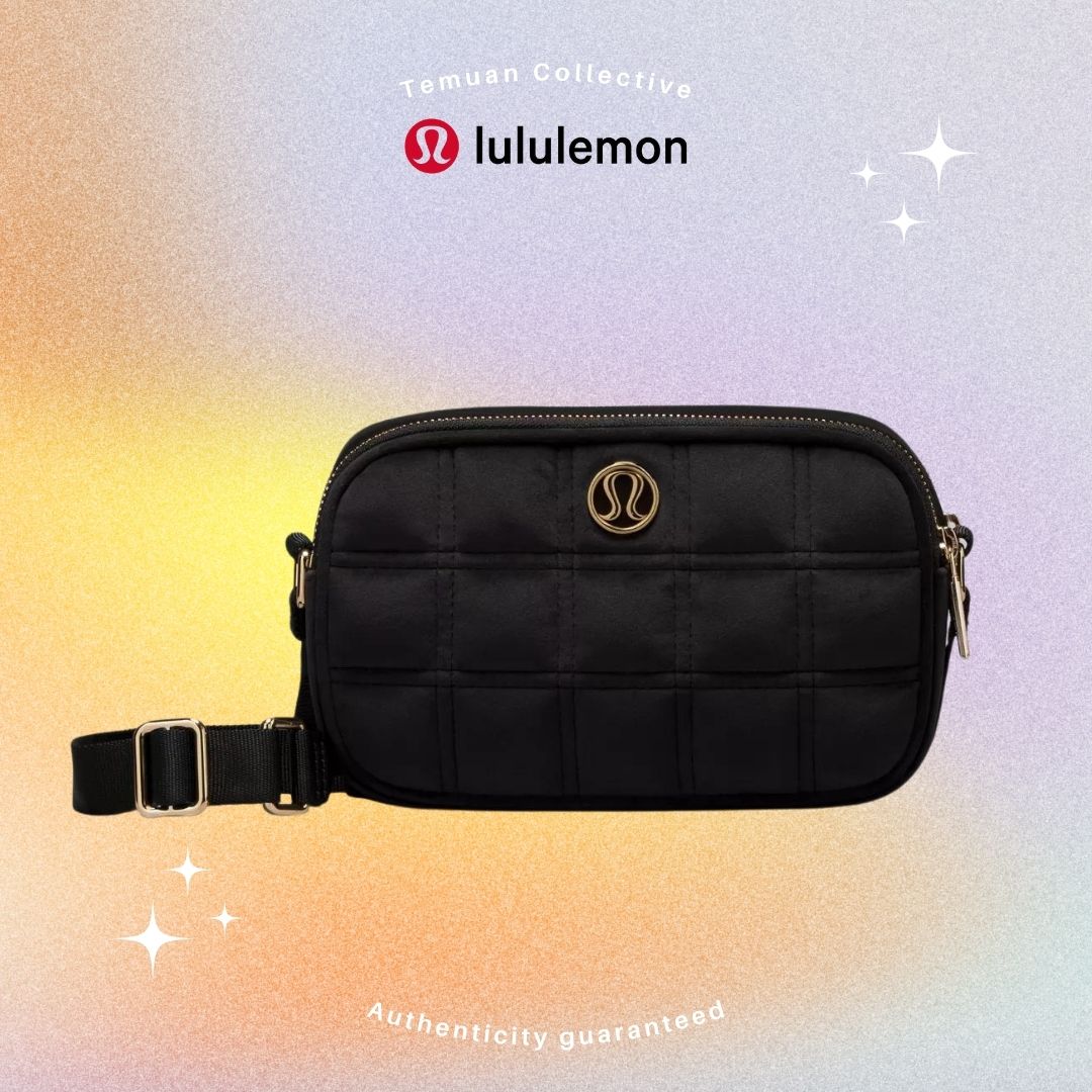 LULULEMON Crossbody Camera Bag 2L Quilted Velour