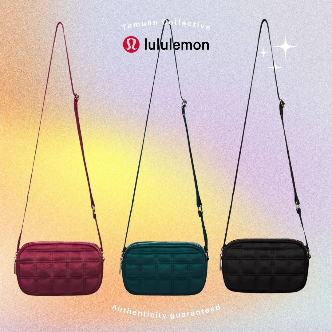 LULULEMON Crossbody Camera Bag 2L Quilted Velour