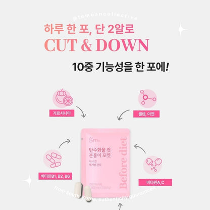 grn+ Carbohydrate Cut Pink Pocket