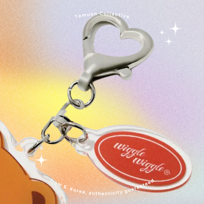Wiggle Wiggle Acrylic Random Keyring