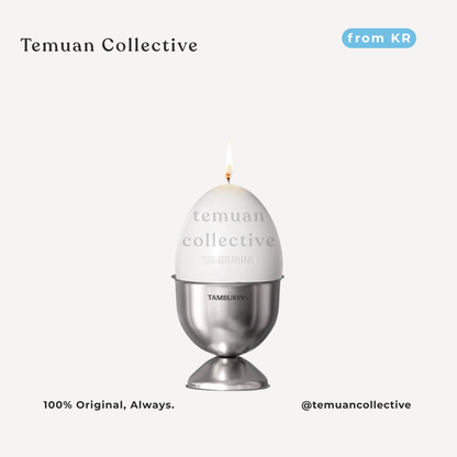 Tamburins Holiday Egg Candle
