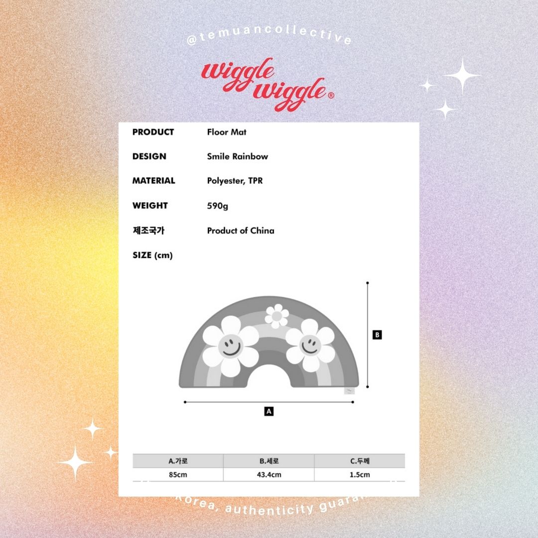 Wiggle Wiggle Korea Floor Mat