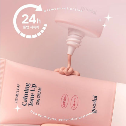 Goodal Heartleaf Calming Tone Up SunCream