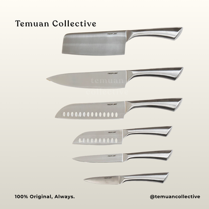 Neoflam All-Stainless Steel Excessive / Paring Knife / Steel Knife / Chinese Chef's Knife / Santoku