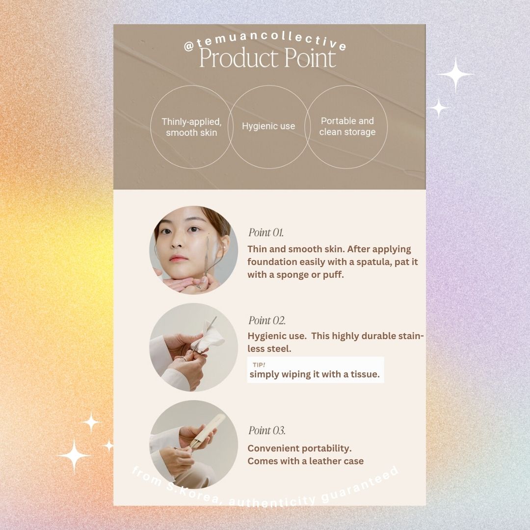 PICCASSO Makeup Spatula Special Set