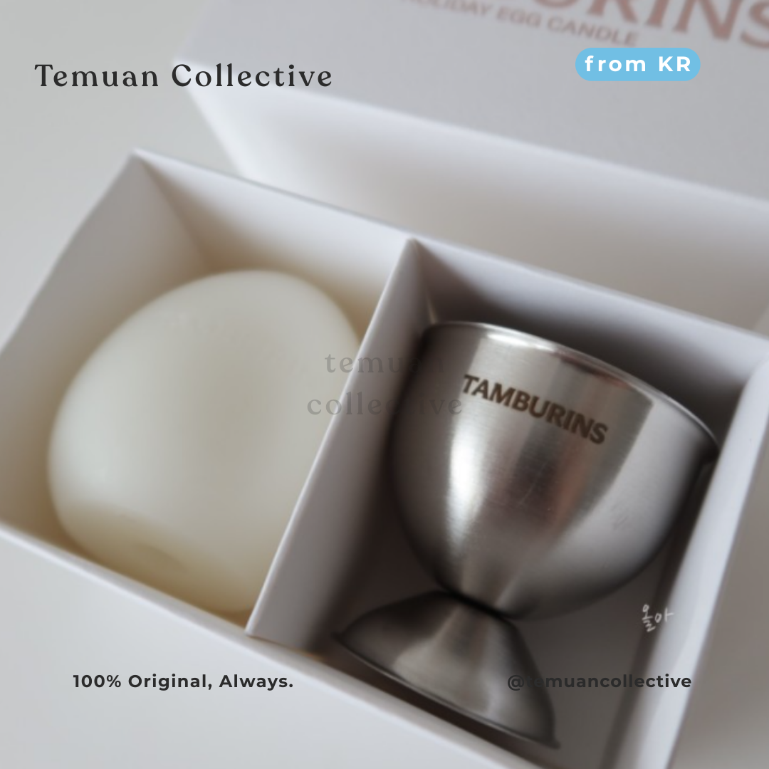Tamburins Holiday Egg Candle