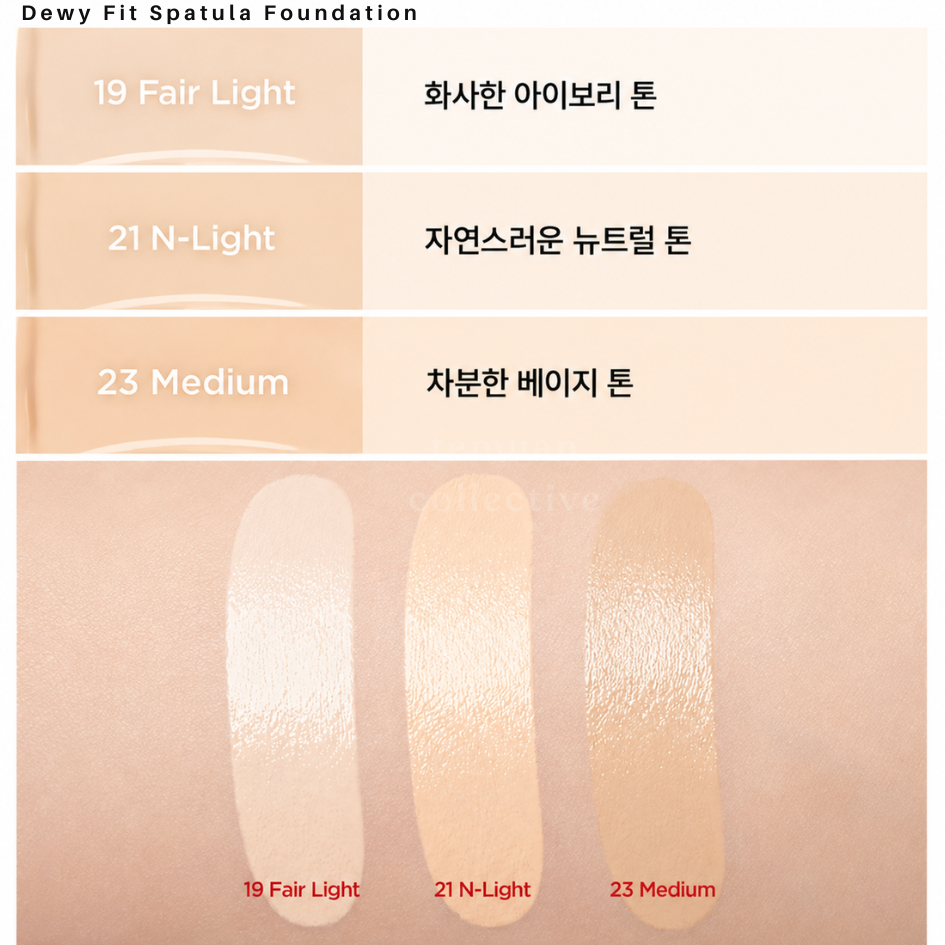 ZOOM by JUNG SAEM MOOL Dewy Fit & Satin Fit Spatula Foundation