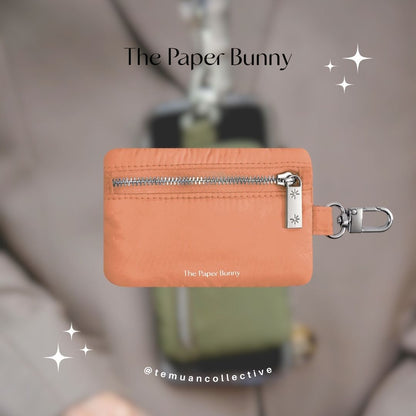 The Paper Bunny Commuter Phone Strap and Puffer Card Pouch Set