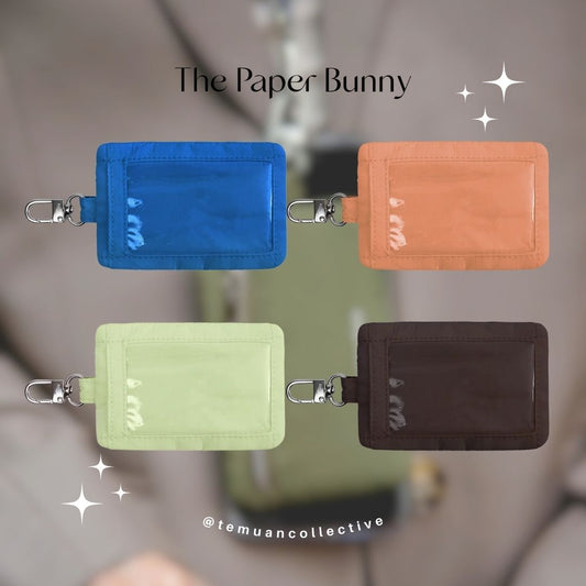 The Paper Bunny Commuter Phone Strap and Puffer Card Pouch Set