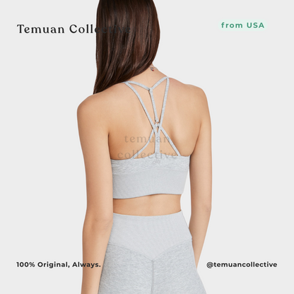 Alo Yoga Alosoft Lavish Bra Zinc Heather