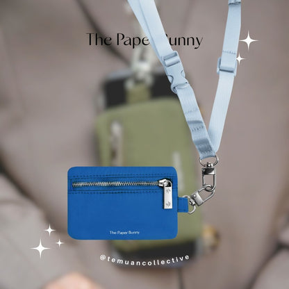 The Paper Bunny Commuter Phone Strap and Puffer Card Pouch Set