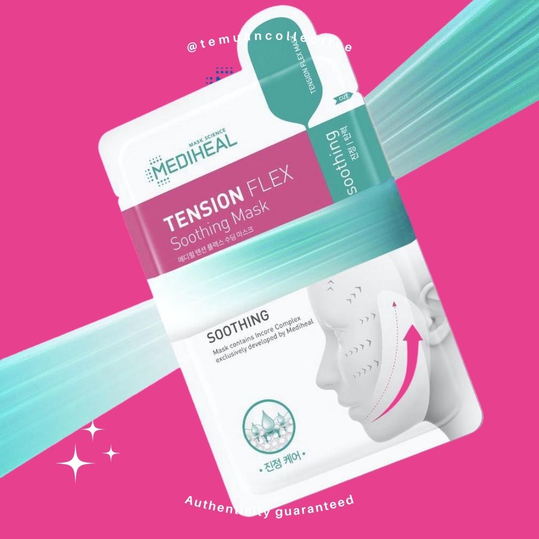 MEDIHEAL Tension Flex Soothing Hydra Mask - MEDI HEAL Face Lifting Aging Incore Complex Face Masks - Hydra