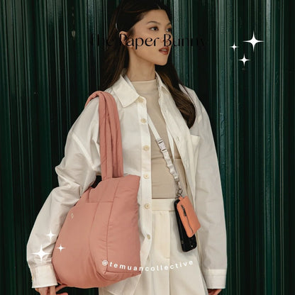 The Paper Bunny Puffer Shopper Bag