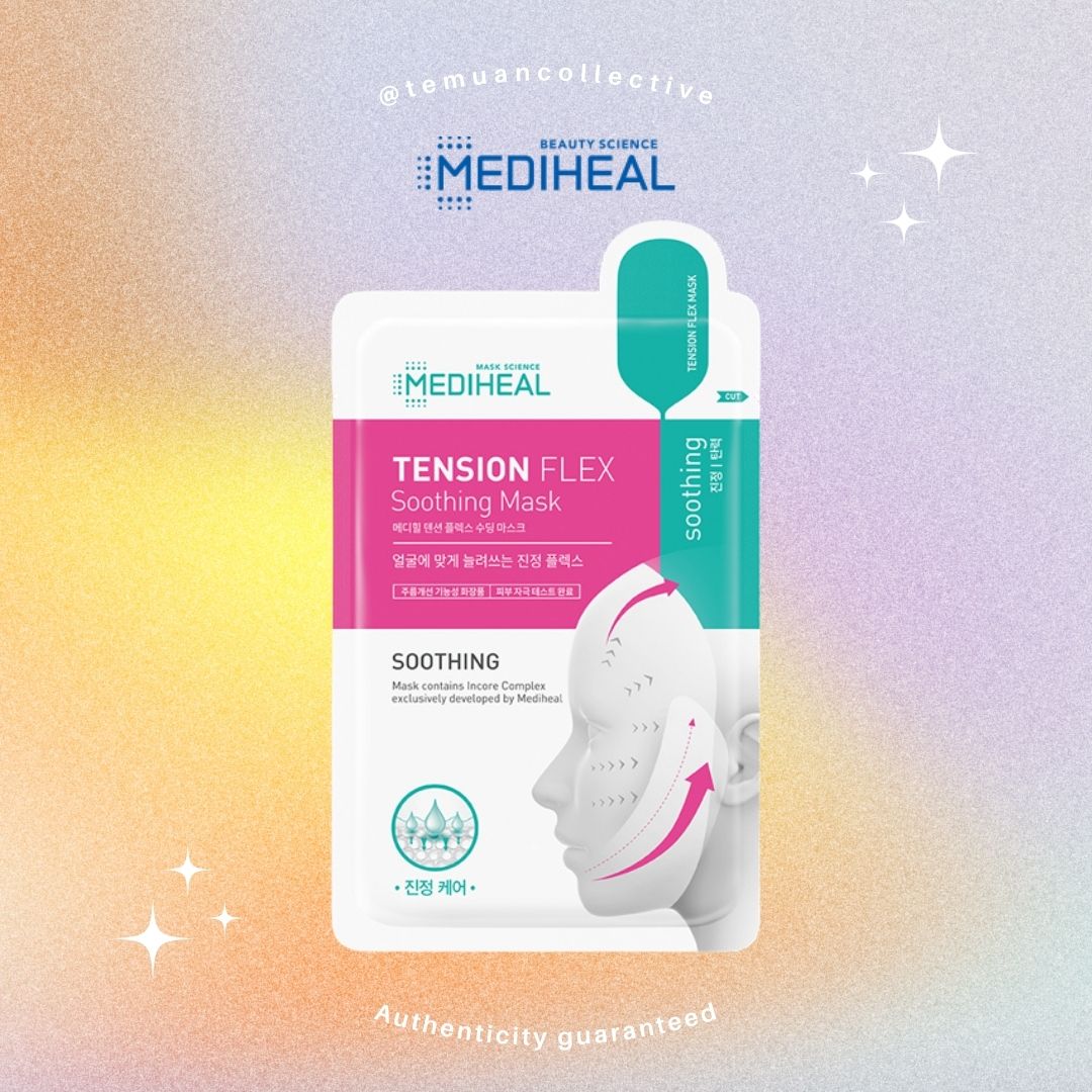MEDIHEAL Tension Flex Soothing Hydra Mask - MEDI HEAL Face Lifting Aging Incore Complex Face Masks - Hydra