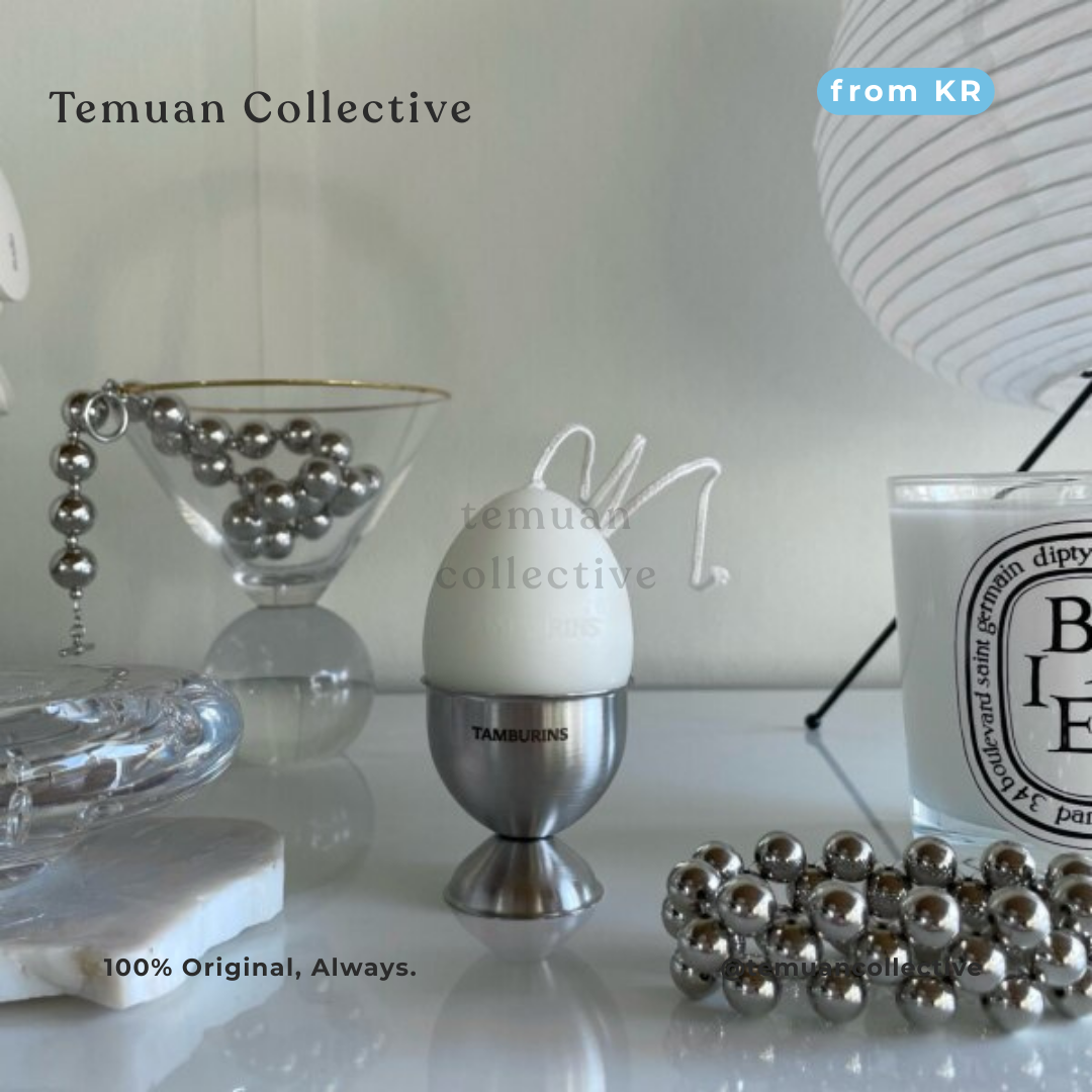 Tamburins Holiday Egg Candle